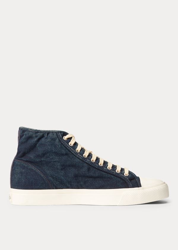 Zapatillas Ralph Lauren Mujer Azules - Mayport Canvas - THWPN0973